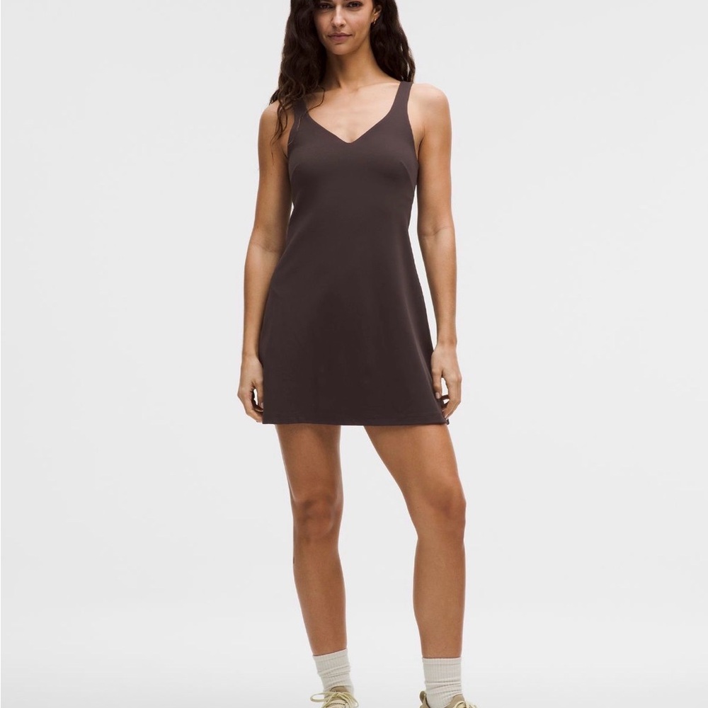 Sleeveless Brown Dress